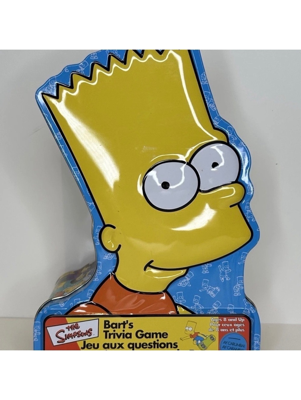 The Simpsons Bart’s Trivia Game Tin Complete Collectible Quiz Game